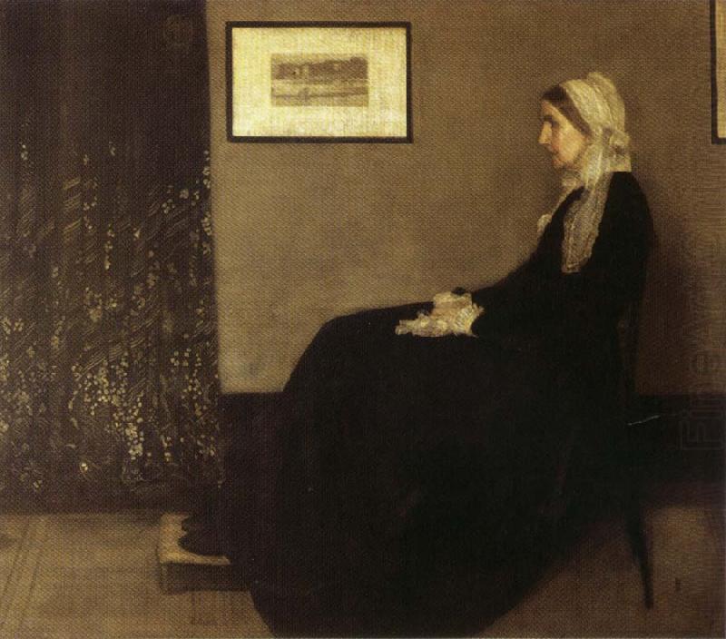 James Abbott McNeil Whistler Arrangement in Gray and Black: Portrait of the Artist's Mother china oil painting image